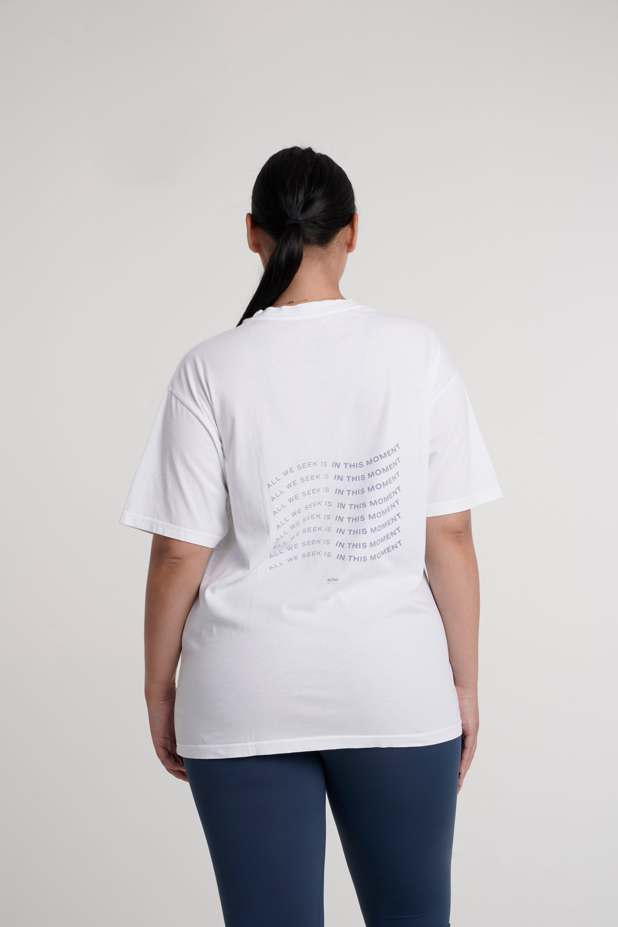 The Moment Tee - White – SOM Active